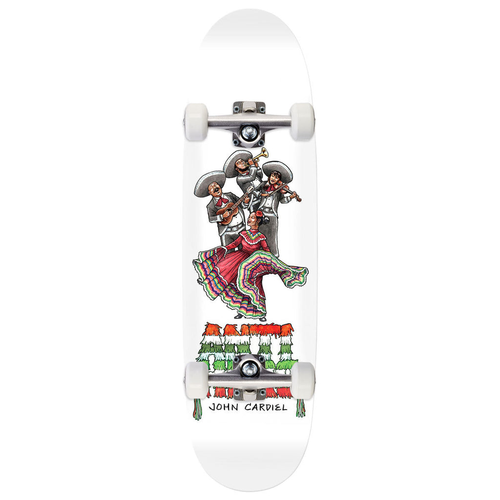 Anti-Hero Cardiel Liberdad Skateboard Complete - White - 9.18"