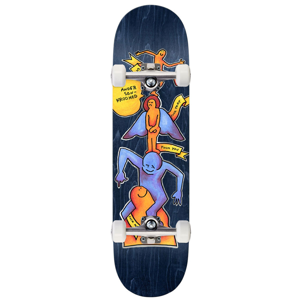 Krooked Manderson Stack Skateboard Complete - 8.38"