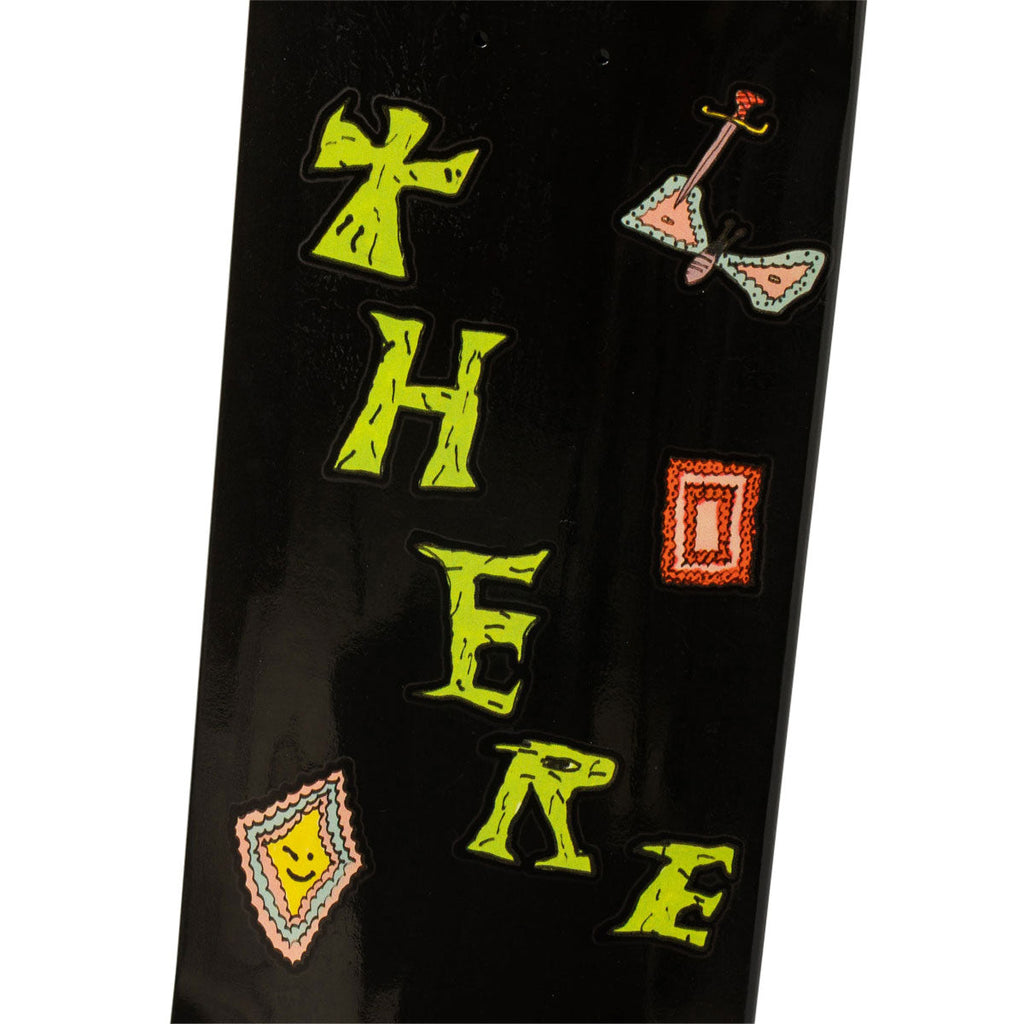 There Team Moth Skateboard Complete - Black - 8.25"