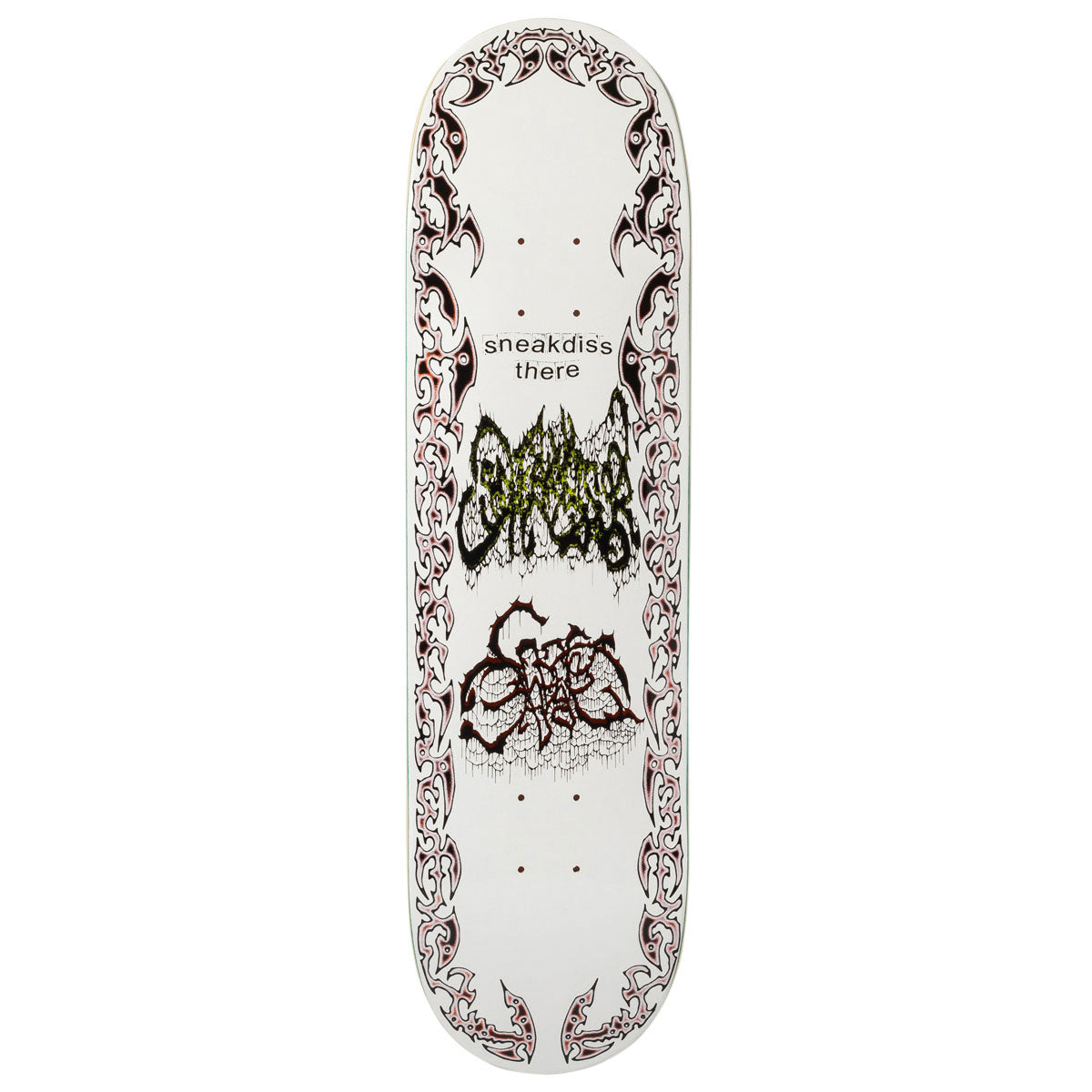 There Team Sneakdiss Battle Ship Skateboard Deck - White - 8.50"