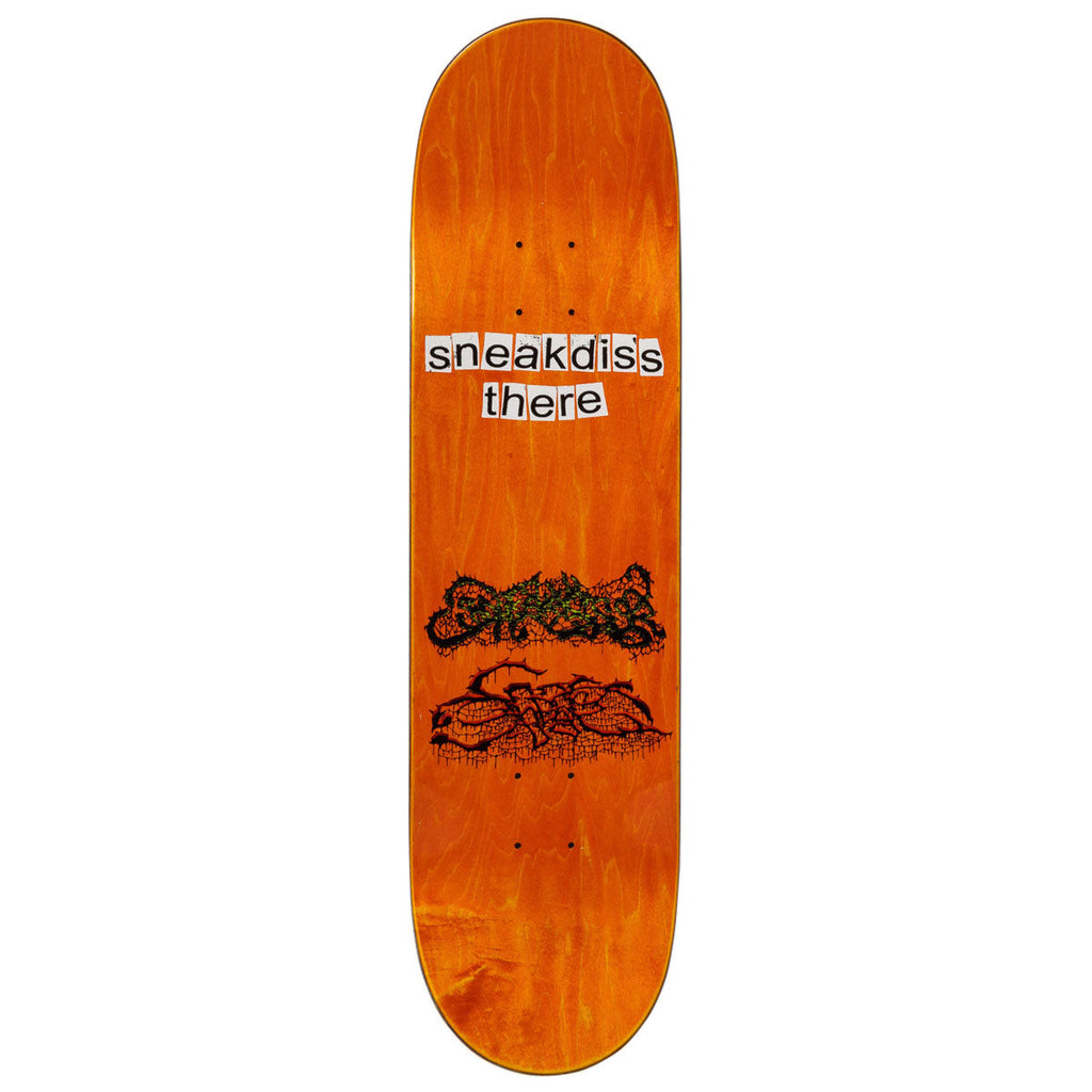 There Team Sneakdiss Battle Ship Skateboard Deck - White - 8.50"