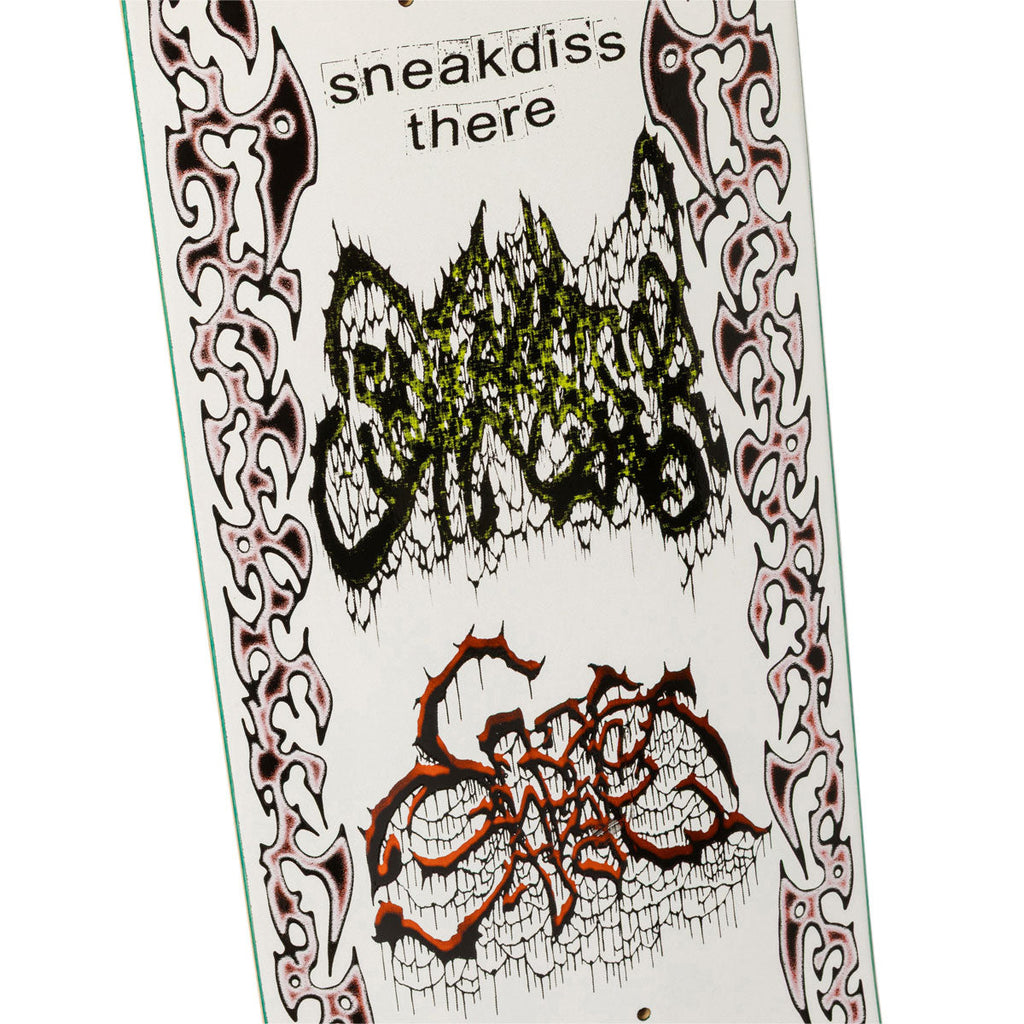 There Team Sneakdiss Battle Ship Skateboard Complete - White - 8.50"
