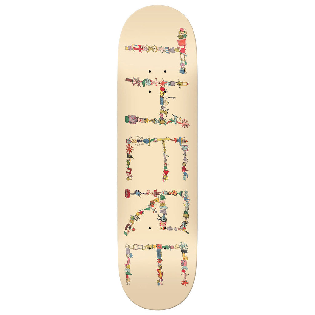 There Team Detritus Skateboard Deck - Beige - 8.12"