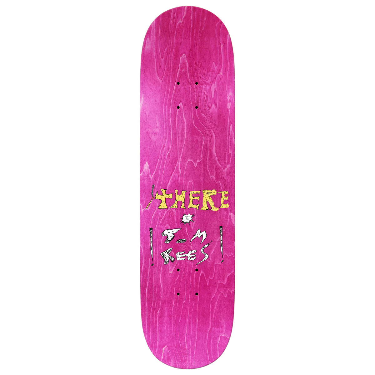 There Team Detritus Skateboard Complete - Beige - 8.12"