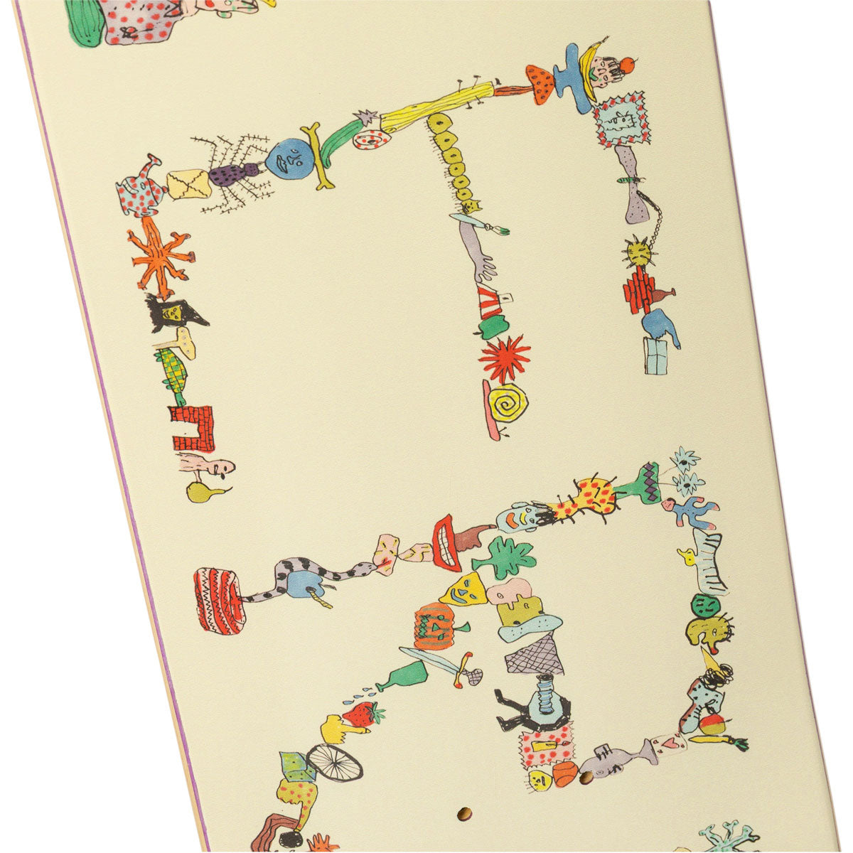 There Team Detritus Skateboard Complete - Beige - 8.12"
