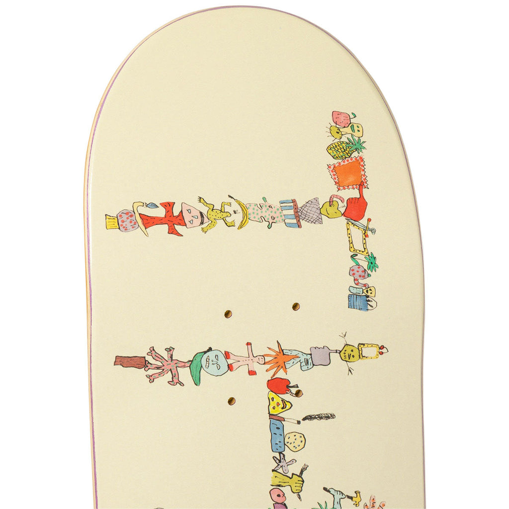 There Team Detritus Skateboard Complete - Beige - 8.12"
