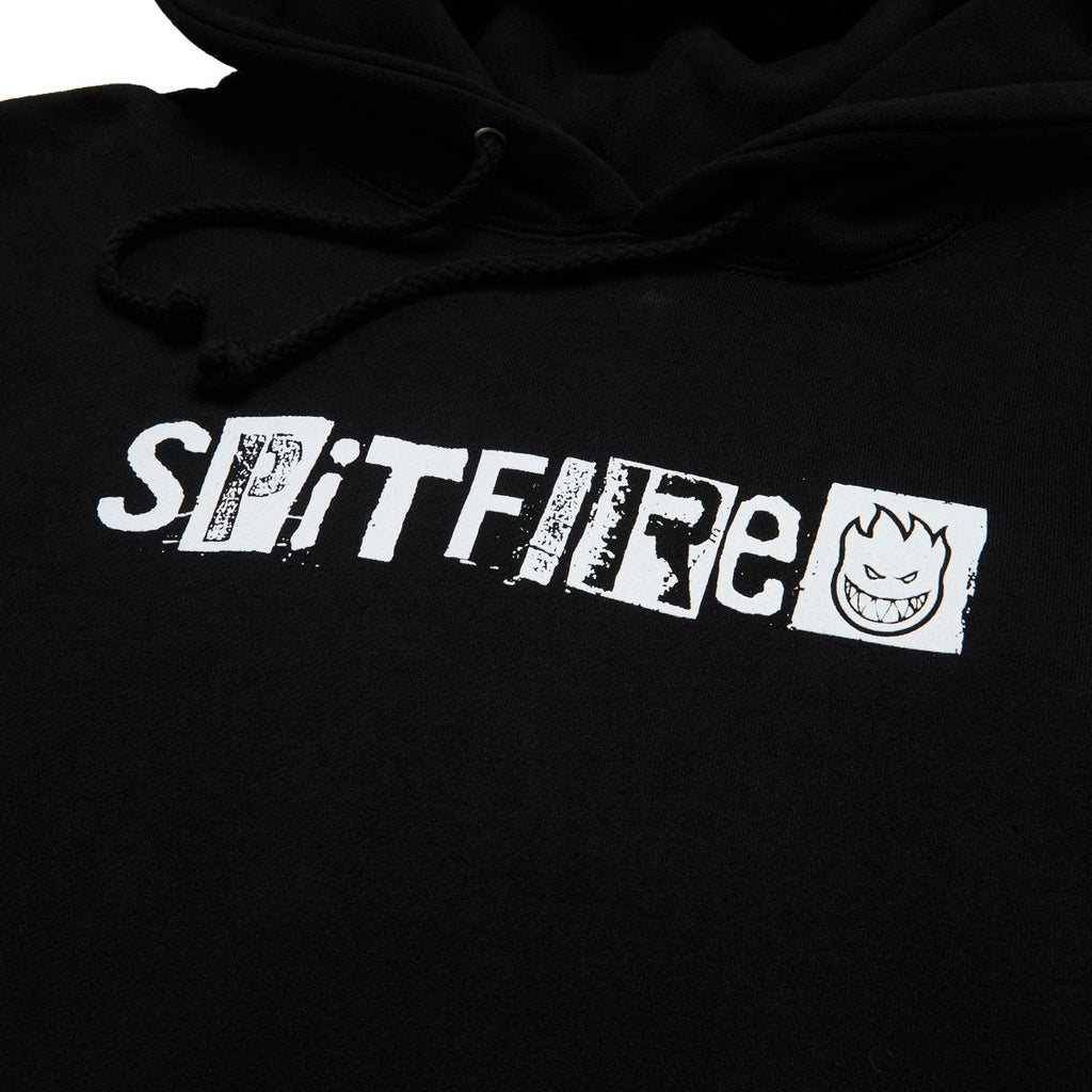 Spitfire Ransom II Hoodie - Black/White Print