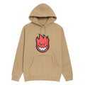 Spitfire Bighead Fill Hoodie - Sandstone/Red/Black/White Print