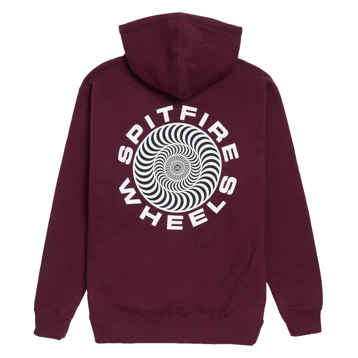 Spitfire Classic '87 Swirl Fill Hoodie - Maroon/White/Black Prints