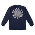 Spitfire Classic '87 Swirl Fill Long Sleeve T-Shirt - Navy/White/Black Prints
