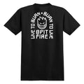 Spitfire LTB Arch II T-Shirt - Black/White Prints