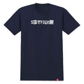 Spitfire Ransom II T-Shirt - True Navy/White Print