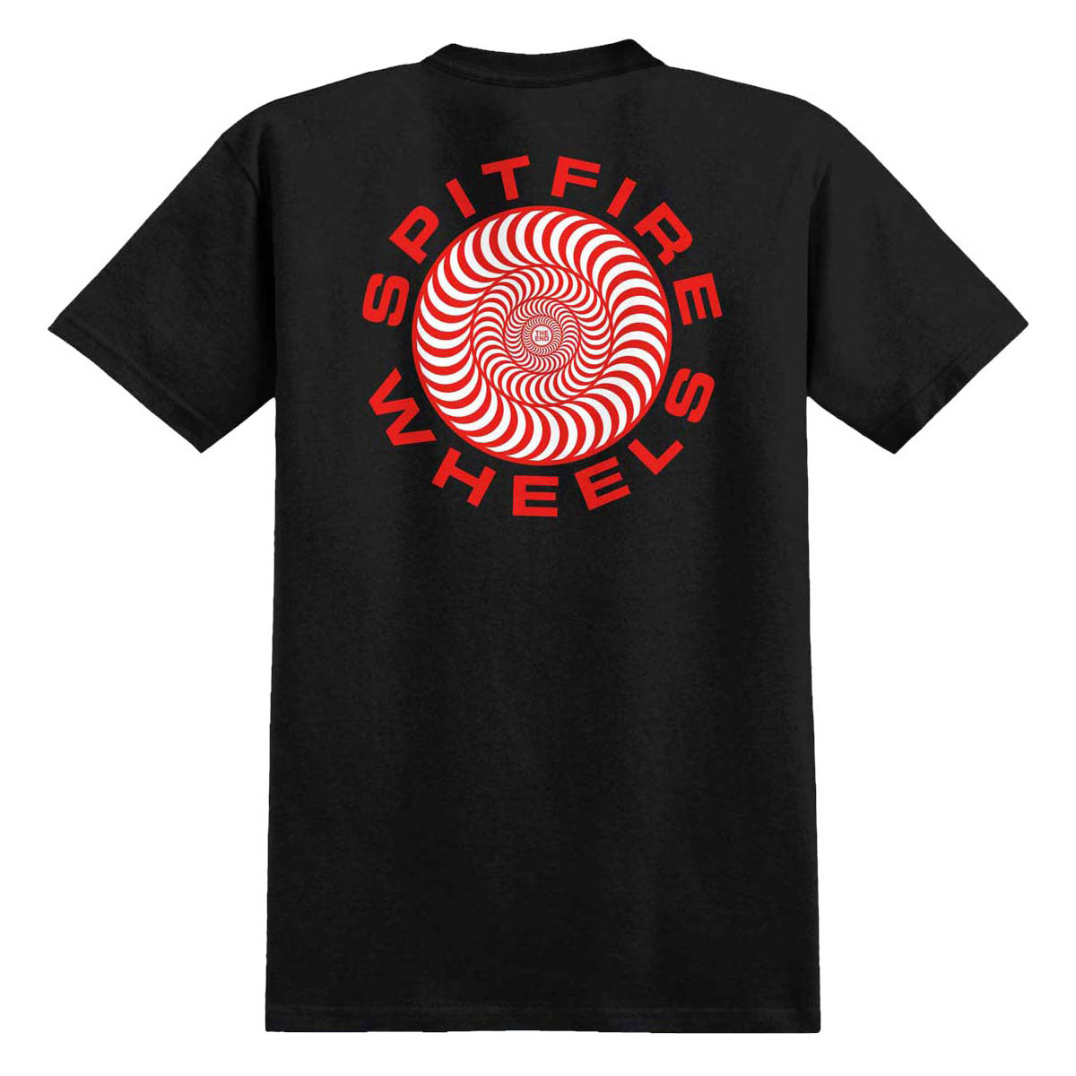 Spitfire Classic '87 Swirl Fill T-Shirt - Black/Red/White Prints