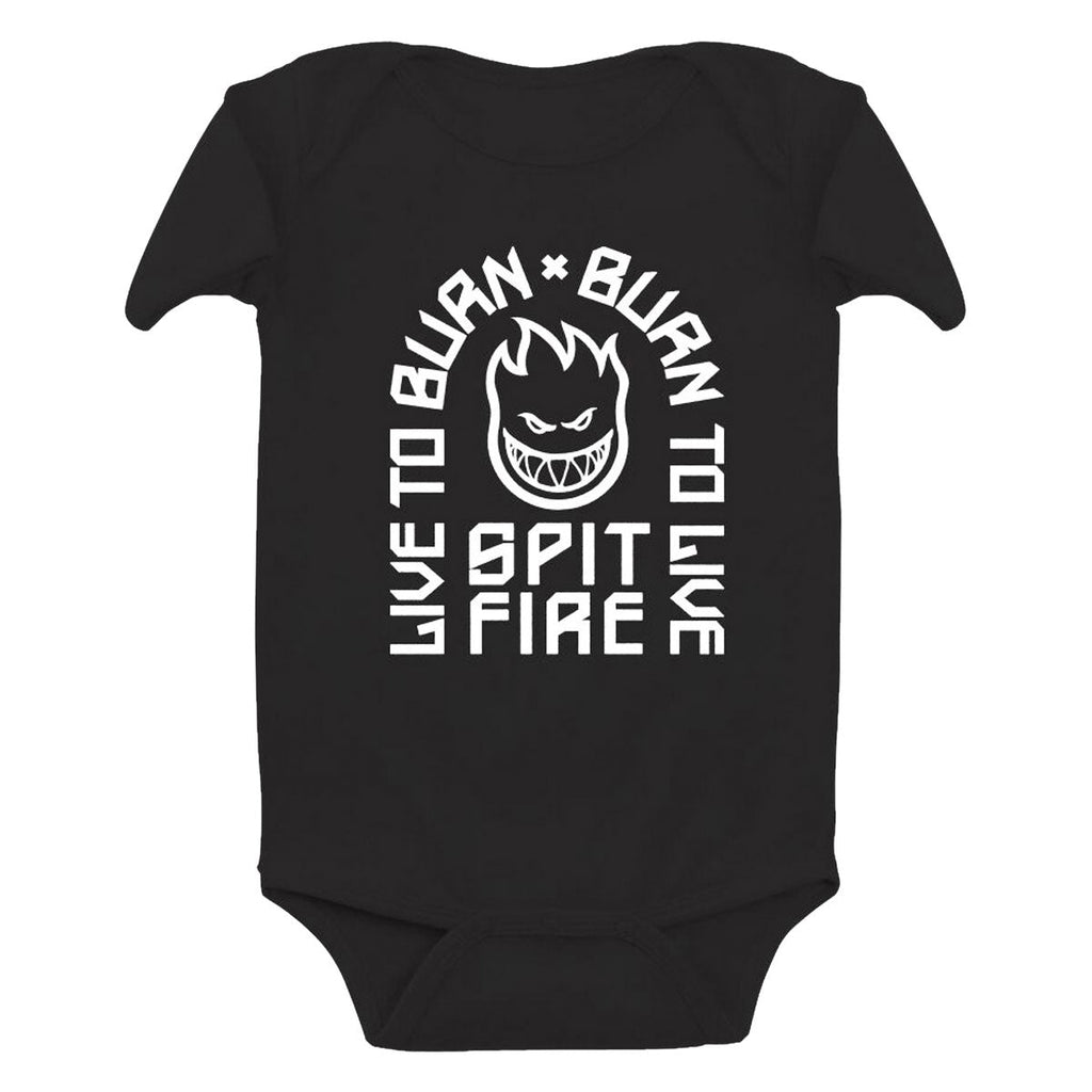 Spitfire Infant LTB Arch Onesie - Black/White Print