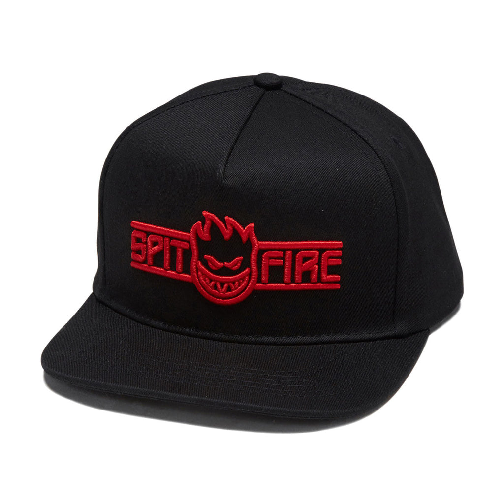 Spitfire LTB Arch Bighead Script Hat - Black/Red