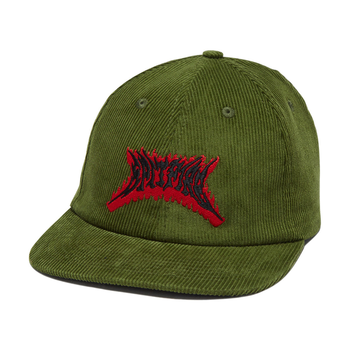 Spitfire Flame Out Hat - Olive/Red/Black