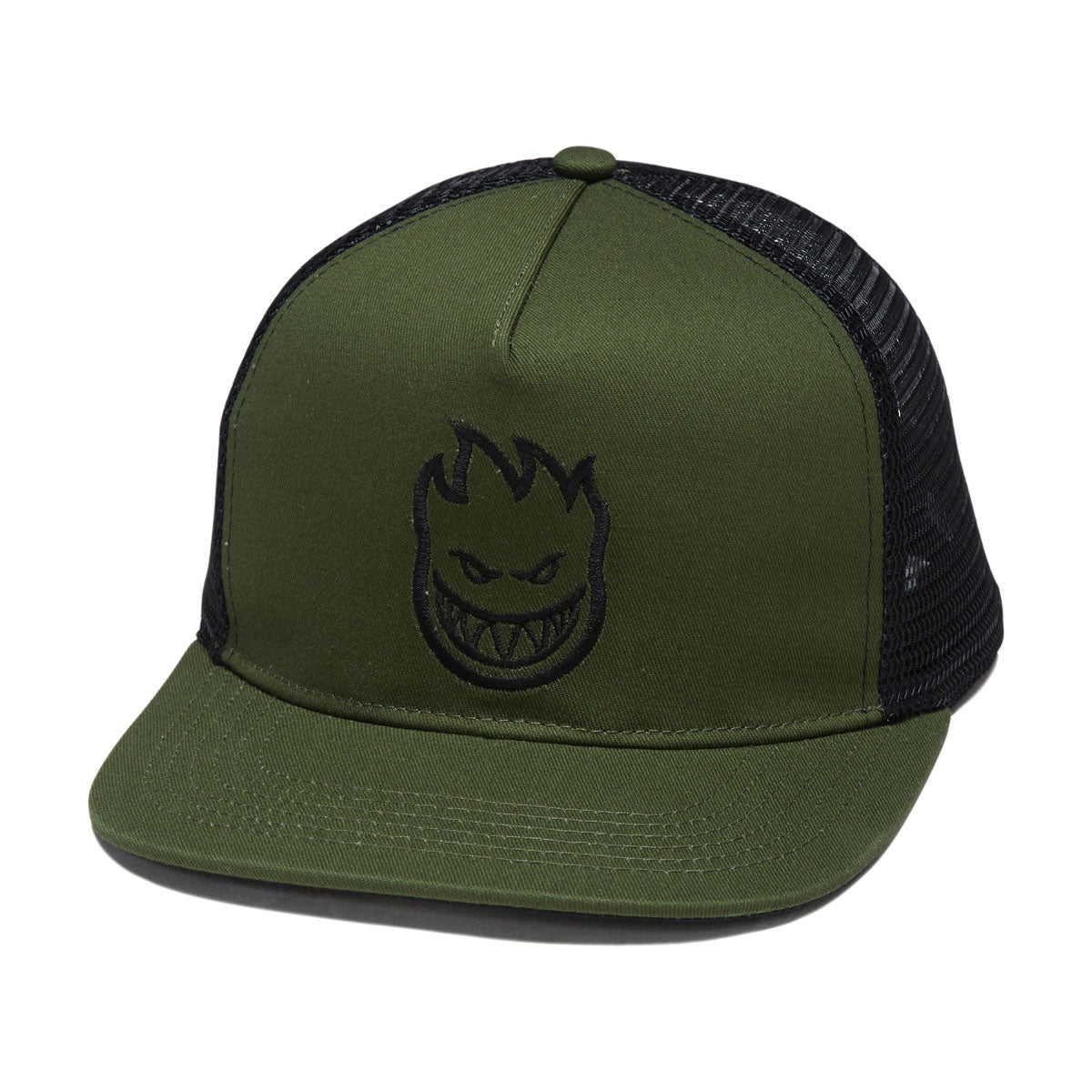 Spitfire Bighead Hat - Olive Twill/Black Mesh