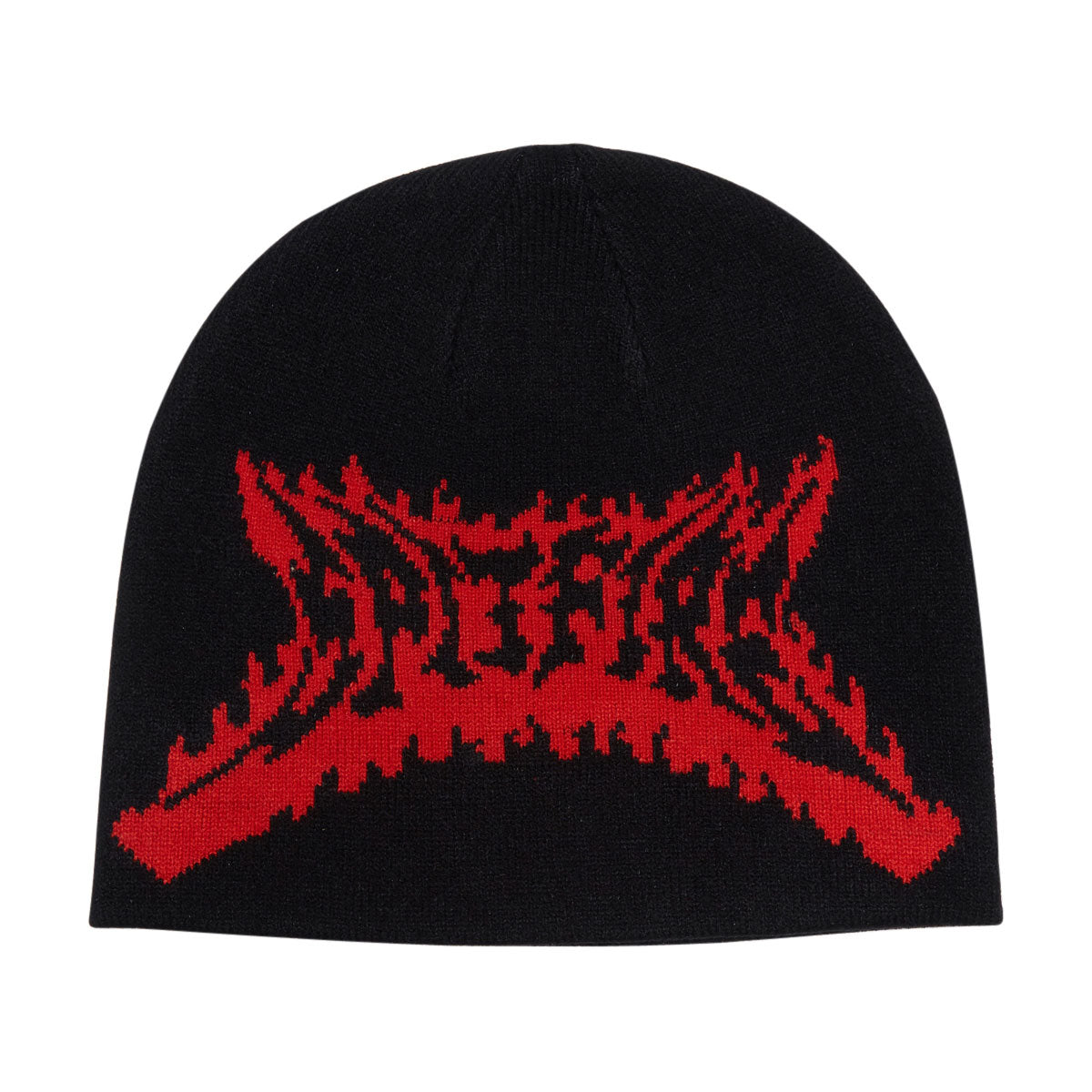 Spitfire Flame Out Skully Beanie - Black/Red