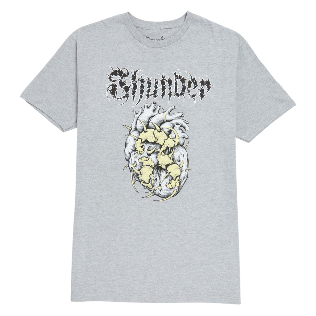 Thunder Vertebrae Pulse T-Shirt - Ash Grey Heather/Black/White/Tan Print