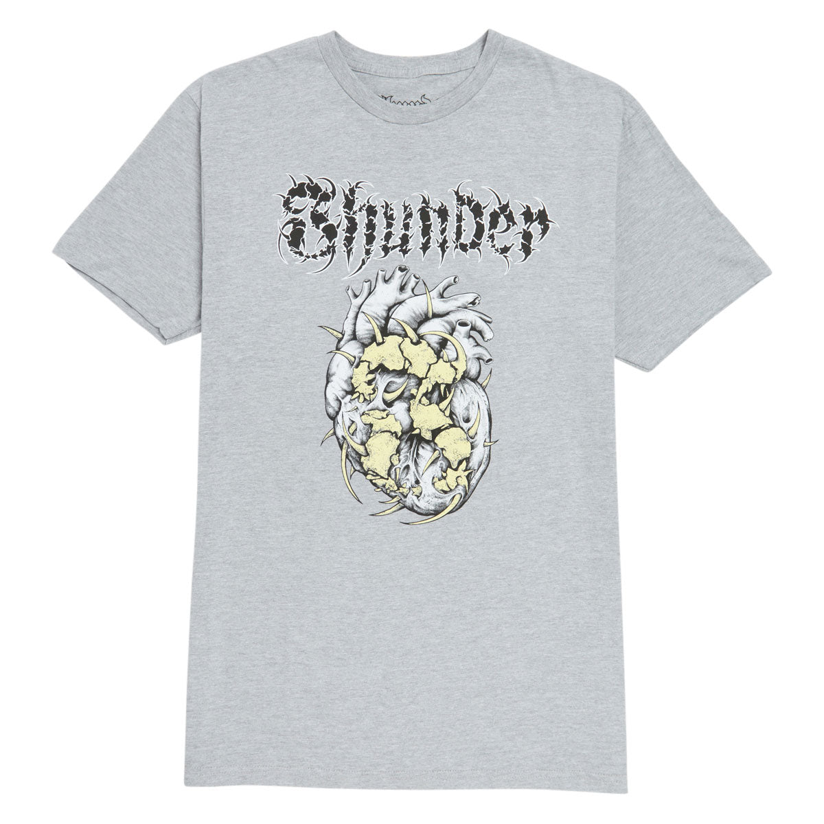 Thunder Vertebrae Pulse T-Shirt - Ash Grey Heather/Black/White/Tan Print