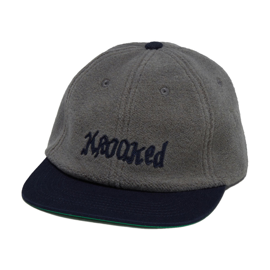 Krooked Double Ok Script Hat - Grey/Navy