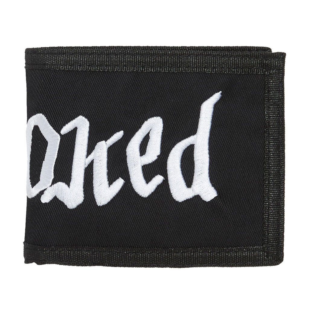 Krooked Double Ok Script Wallet - Black/Blue