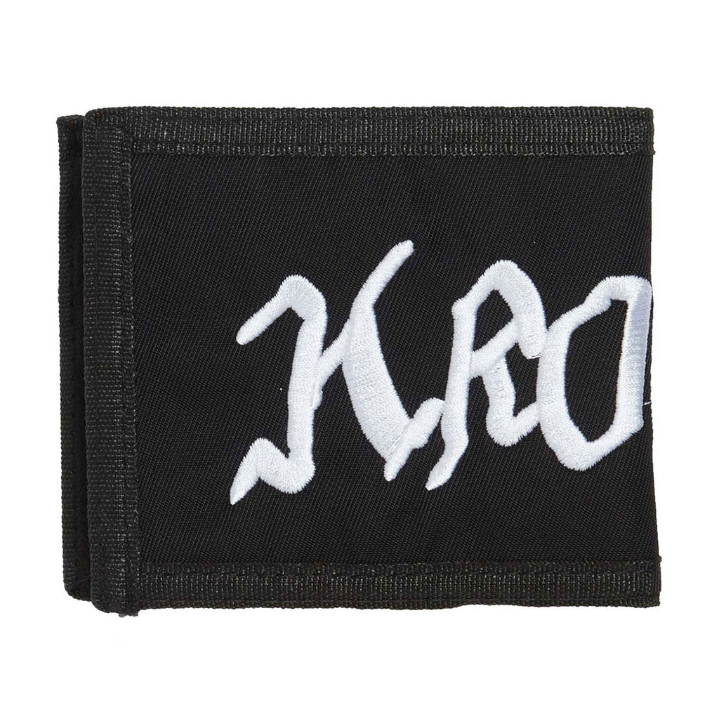 Krooked Double Ok Script Wallet - Black/Blue
