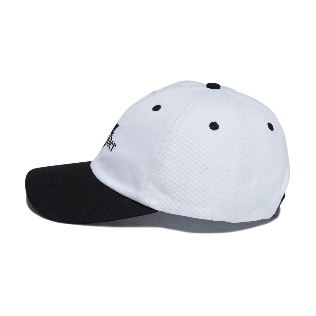 Thunder Bolt Script Hat - White/Black