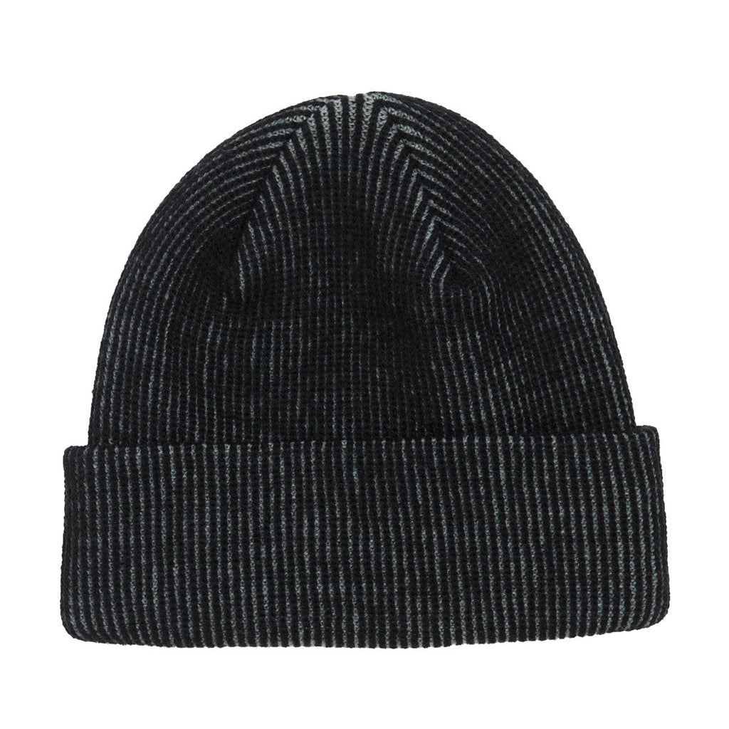 Thunder Script Patch Beanie - Grey/Black/White