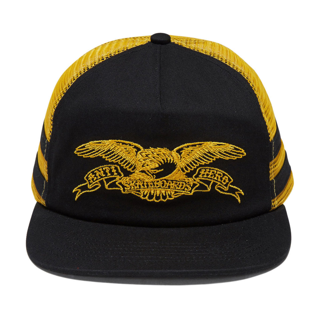 Anti-Hero Basic Eagle Hat - Black/Yellow 2026