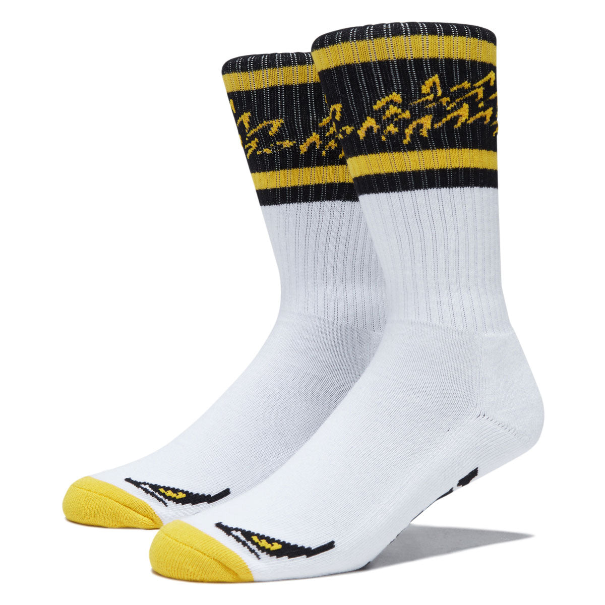 Anti-Hero Eagle Socks - White/Black/Yellow
