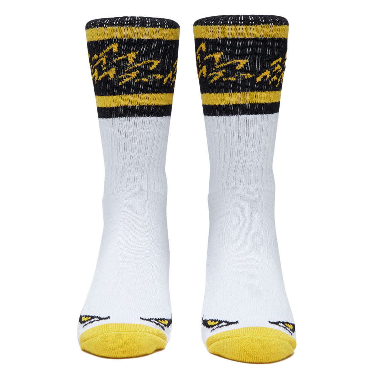 Anti-Hero Eagle Socks - White/Black/Yellow