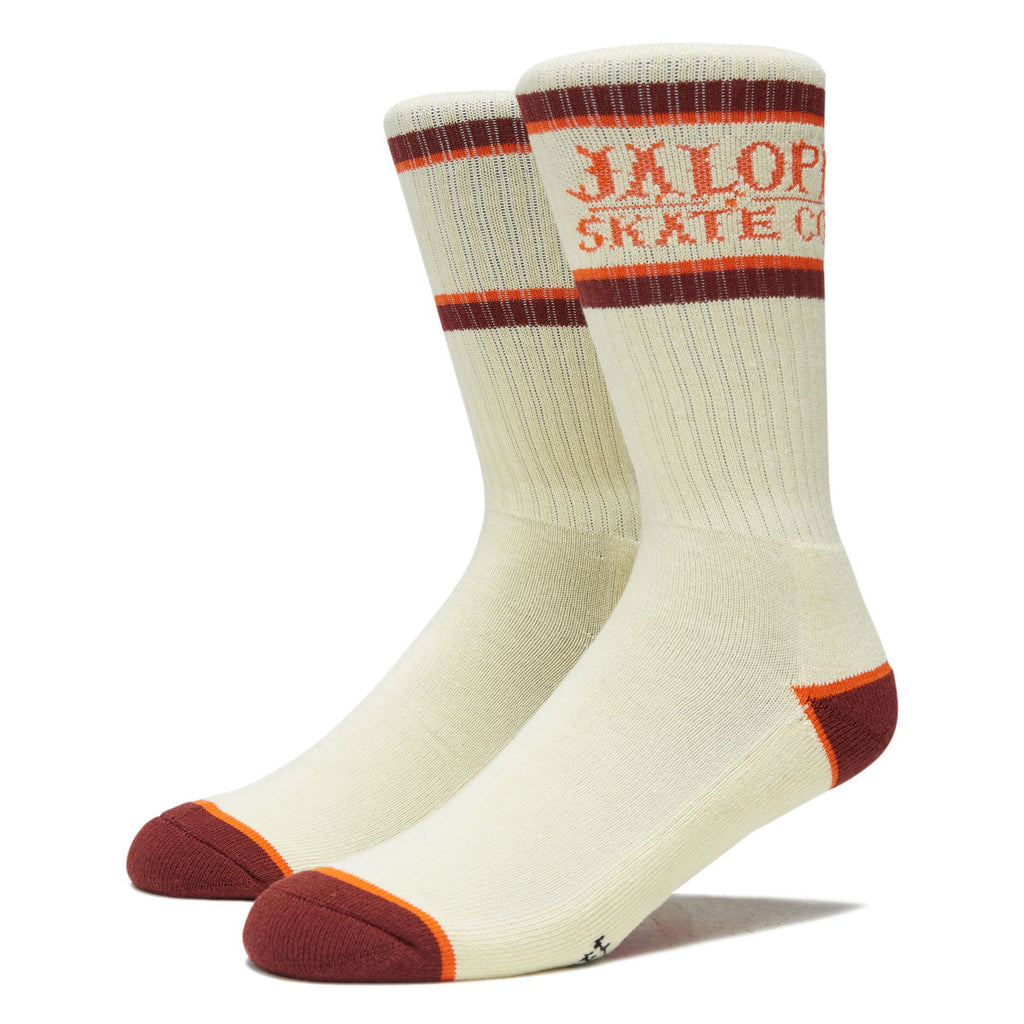 Anti-Hero It's A Rip Off Socks - Cream/Orange/Dark Red