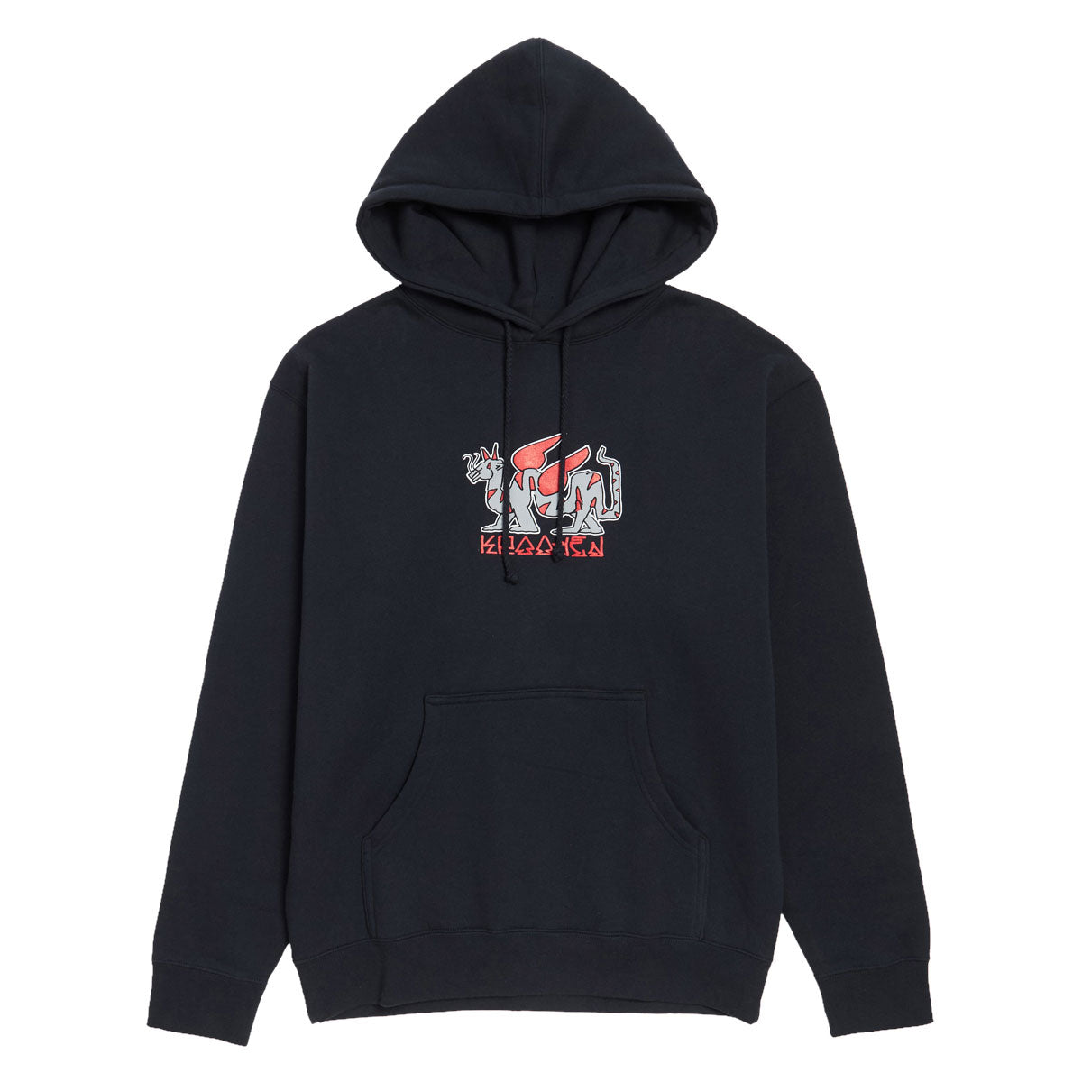 Krooked Tarragon Fill Hoodie - Navy/Multi Color Print