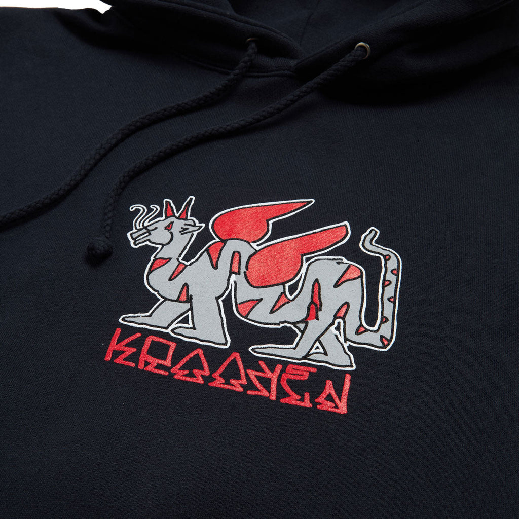 Krooked Tarragon Fill Hoodie - Navy/Multi Color Print