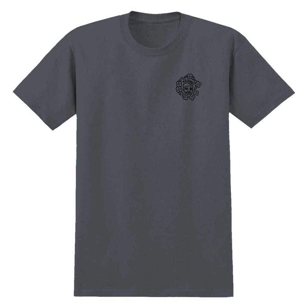 Krooked MG T-Shirt - Charcoal/Black/Multi Color Prints
