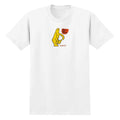 Krooked Get It Strait T-Shirt - White/Yellow/Orange/Black Print