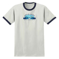 Real 3rd And Army T-Shirt - Natural/Midnight Navy/Multi Color Print