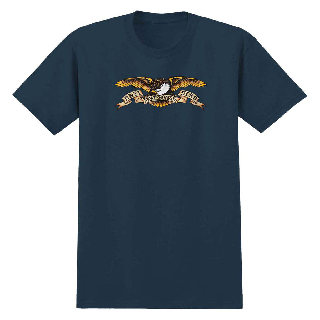 Anti-Hero Eagle T-Shirt - Midnight Garment Dye/Multi Color Print