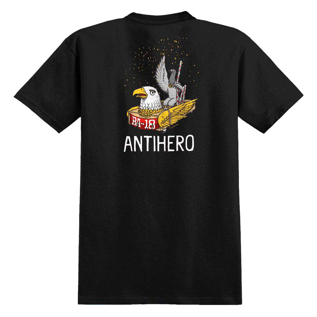 Anti-Hero BA First T-Shirt - Black/Multi Color Prints