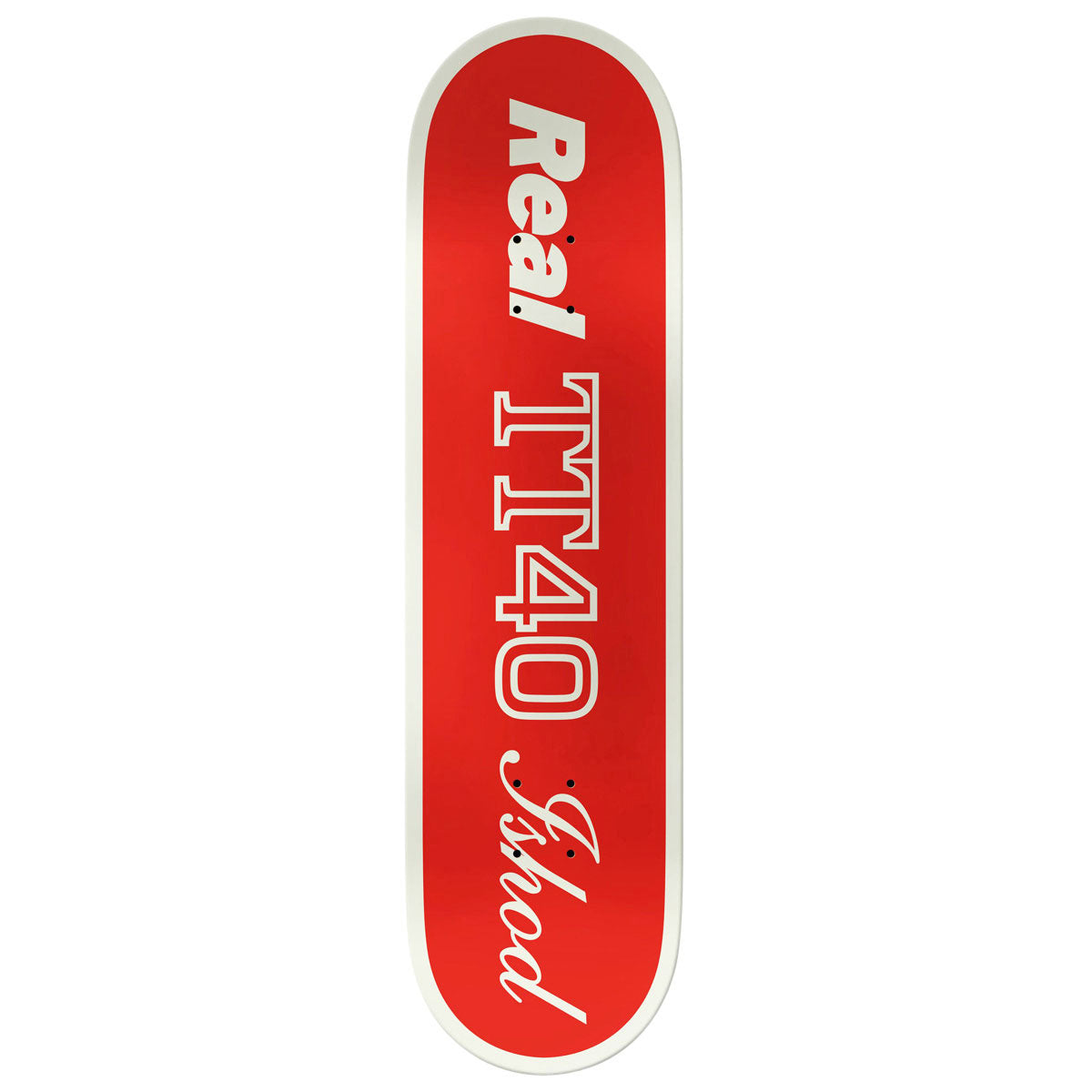 Real Ishod Shape Code Twin Tail Skateboard Deck - Red - 8.50"