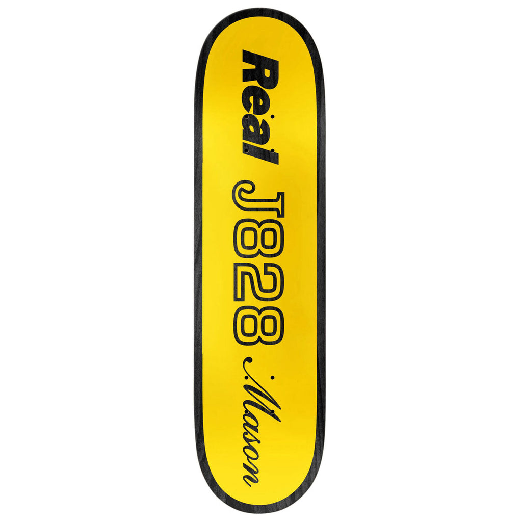 Real Mason Shape Code Skateboard Deck - Yellow - 8.28"