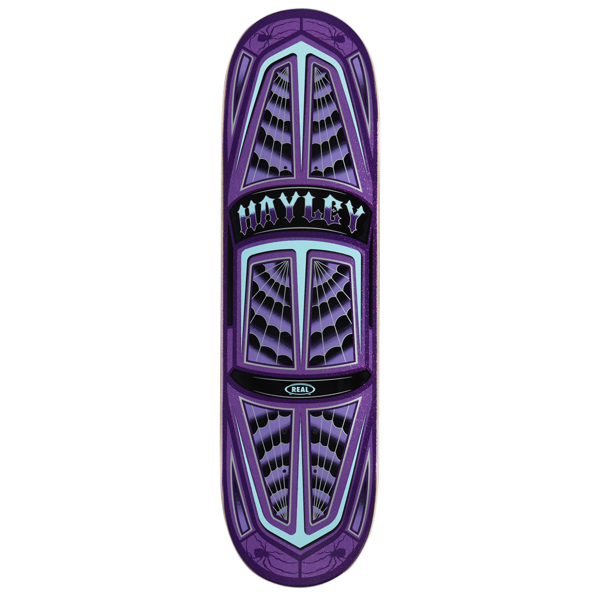 Real Hayley Threadline True Fit Skateboard Deck - Purple - 8.38"