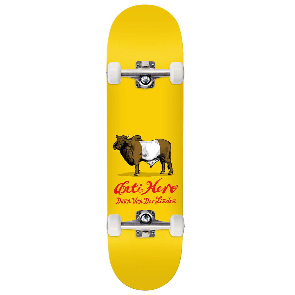 Anti-Hero Daan Dutch Belted Skateboard Complete - Yellow - 8.28"