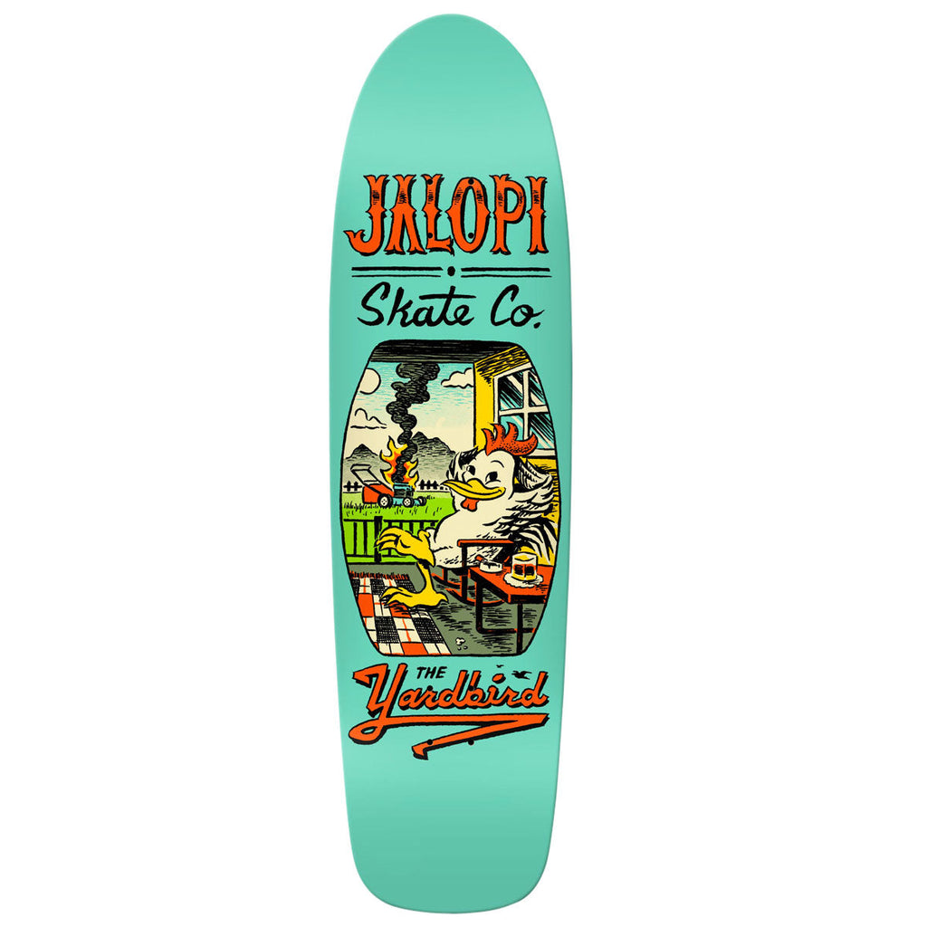Anti-Hero Team Jalopi Yardbird Skateboard Deck - Teal - 9.81"