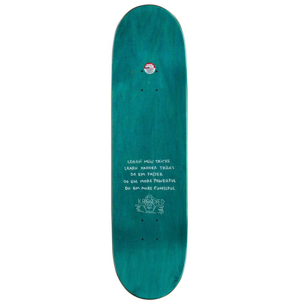 Krooked Narvaez F Off Skateboard Complete - 8.38"