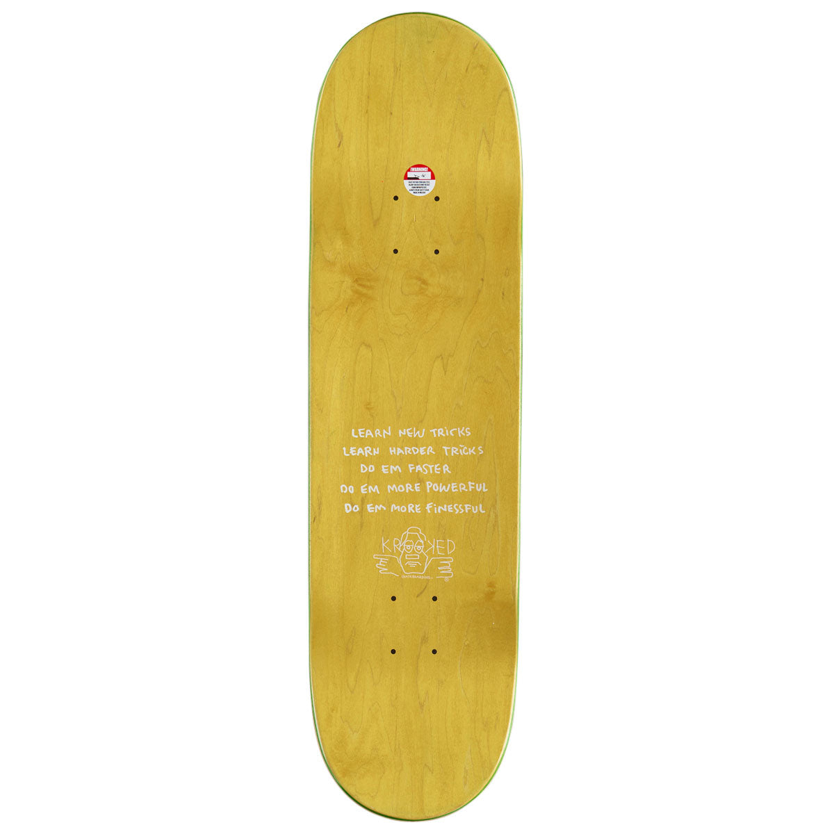 Krooked Cernicky Mad Turtle True Fit Skateboard Complete - 8.50"
