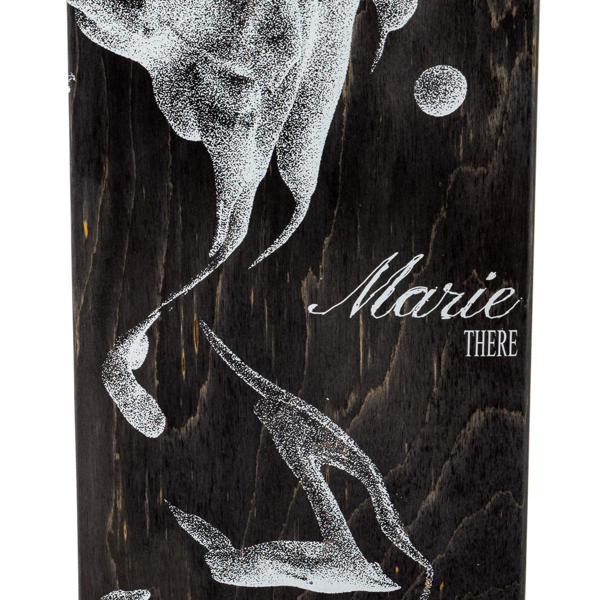 There Marie Delivery Skateboard Deck - Black - 8.12"