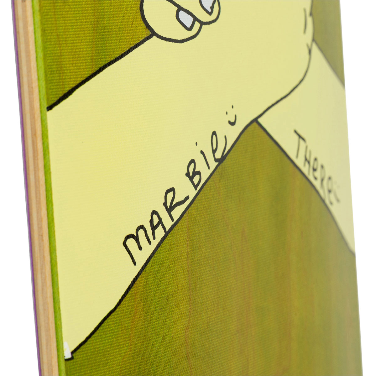 There Marbie Dapped Slick Skateboard Deck - 8.50"