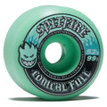 Spitfire F4 99 Team Color Pack Conical Full Skateboard Wheels - Teal - 52mm